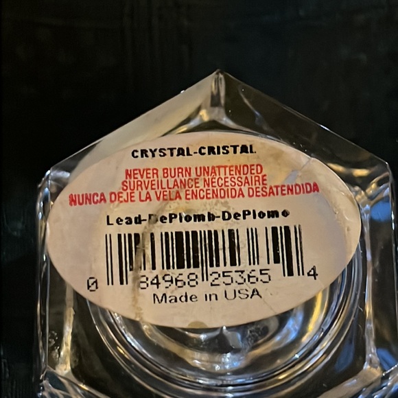 Crystal Candle Holders 6-sided for tapered candles - set of 3 - Made in the USA - Picture 5 of 10